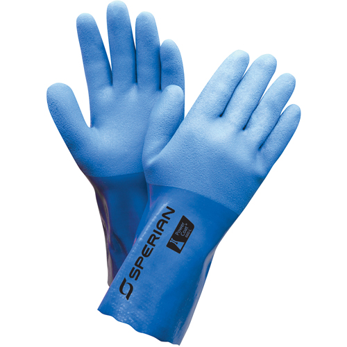 Triple Dip Gloves, Size X-Large/10, 12" L, PVC, Flock-Lined Inner Lining, 35-mil Planification Entrepots Molloy