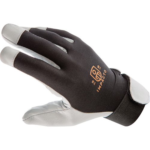 Anti-Vibration Air Glove&reg;, Size Medium, Pearl Leather Palm Planification Entrepots Molloy