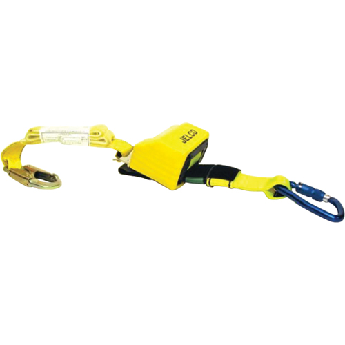 Retractable Lanyard, 9', Nylon, Swivel Planification Entrepots Molloy