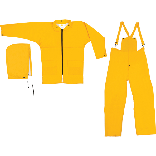 Natpac Rain Suit, Nylon, 2X-Large, Yellow Planification Entrepots Molloy