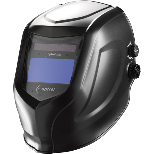 p550 Welding Helmets, 3.94" L x 1.97" W View Area, 9 - 13 Shade Range, Black Planification Entrepots Molloy