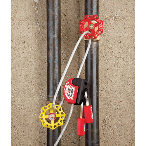 Adjustable Cable Lockout, 10' Length Planification Entrepots Molloy