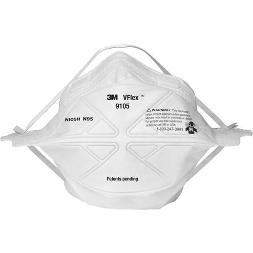 9105S VFlex Particulate Respirators, N95, NIOSH Certified, Small Planification Entrepots Molloy