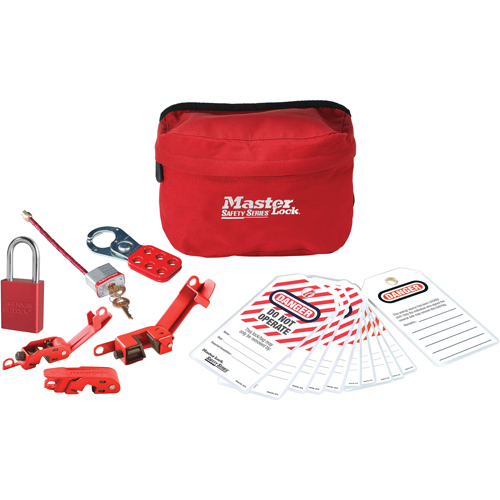 Ensemble de verrouillage pour la s&eacute;curit&eacute; personnelle - pochette compacte seulement, Ensemble Espace clos Planification Entrepots Molloy