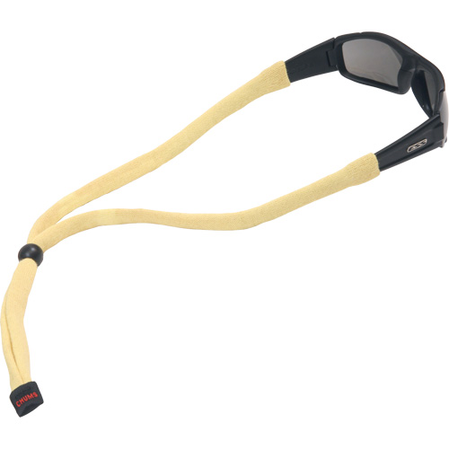 Cordons &agrave; lunettes de s&eacute;curit&eacute; en Kevlar naturel avec embouts standards Planification Entrepots Molloy