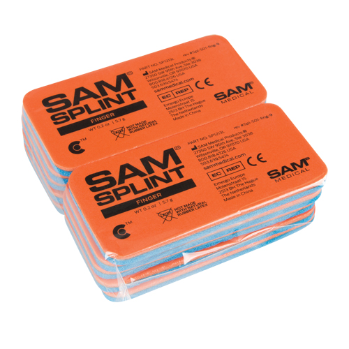 Sam&reg; Splints, Finger and Toe, Aluminum Foam Padded, 1-13/16", Class 1 Planification Entrepots Molloy
