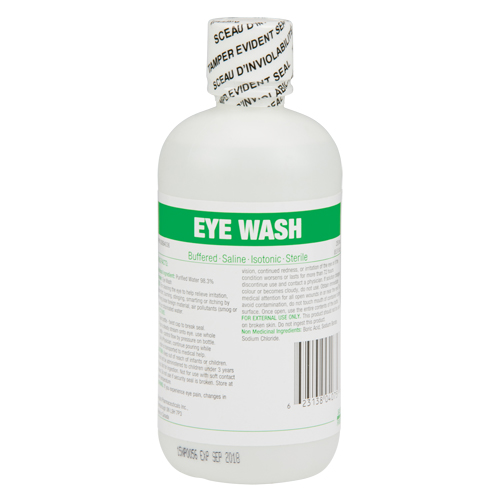 Eyewash, Full Bottle, 250 ml Planification Entrepots Molloy