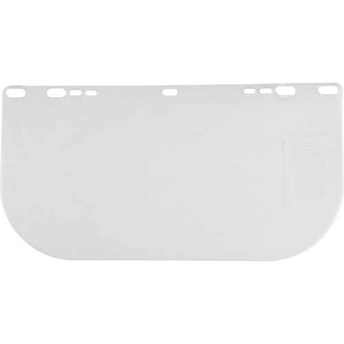 Visi&egrave;re plate transparente F20, Polycarbonate, Teinte Transparent Planification Entrepots Molloy