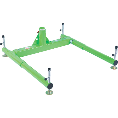 Syst&egrave;mes de sauvetage pour espaces clos - Composants de la potence - Bases portatives avanc&eacute;es Planification Entrepots Molloy