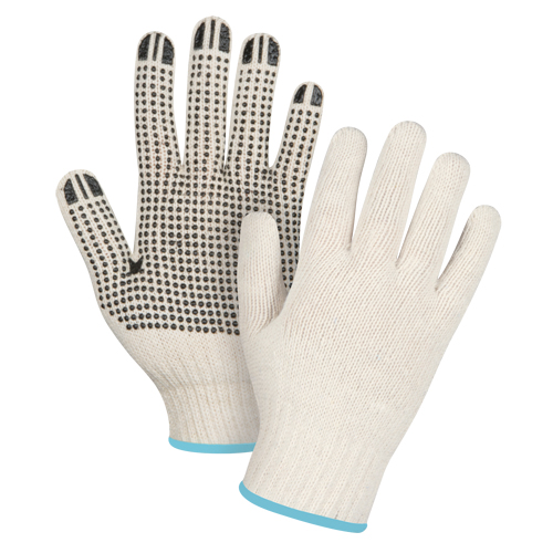Gants tricot&eacute;s de poids lourd, Poly/coton, Un c&ocirc;t&eacute;, Calibre 7, T-Grand Planification Entrepots Molloy
