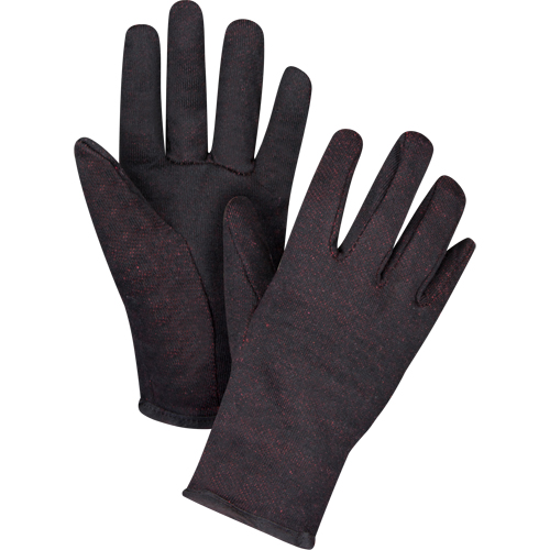 Gants de jersey, Grand, Brun, Molleton rouge, &agrave; enfiler Planification Entrepots Molloy