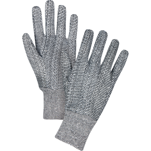 Gants de jersey, T-Grand, Poivre et sel, Non doubl&eacute;, Poignet en tricot Planification Entrepots Molloy
