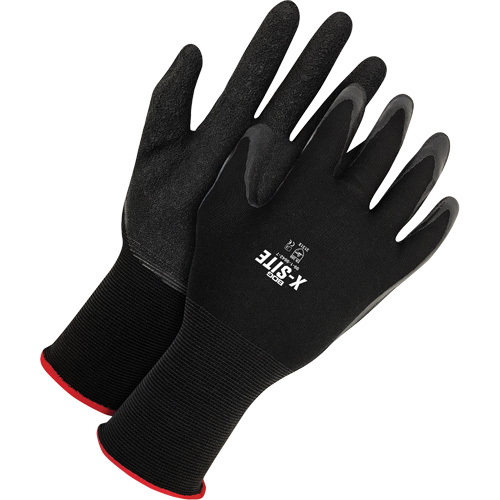 Gants enduits X-Site, Petit, R&ecirc;vetement Latex, Calibre 15, Enveloppe en Nylon Planification Entrepots Molloy