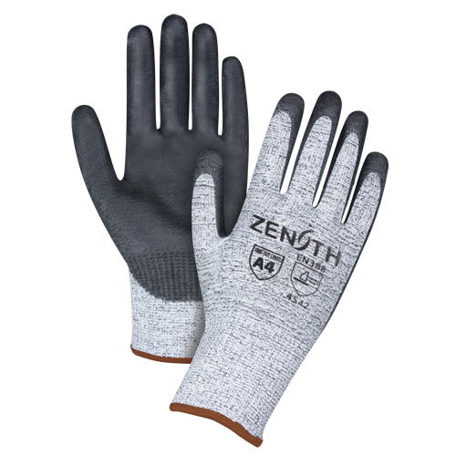 Seamless Stretch Cut-Resistant Gloves, Size 7, 13 Gauge, Polyurethane Coated, HPPE Shell, EN 388 Level 5 Planification Entrepots Molloy