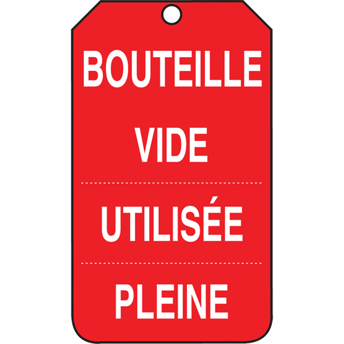 Inspection Tags, Cardstock, 3-3/8" W x 5-7/8" H, French Planification Entrepots Molloy