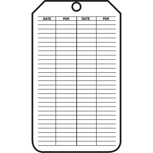 Inspection Tags, Cardstock, 3-1/8" W x 5-7/8" H, French Planification Entrepots Molloy