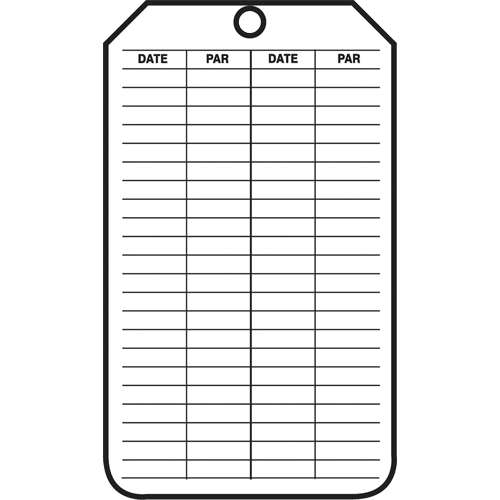Inspection Tags, Plastic, 3-1/8" W x 5-7/8" H, French Planification Entrepots Molloy
