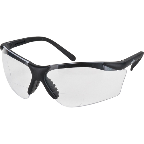 Lunettes de s&eacute;curit&eacute; s&eacute;rie Z1800 avec verres de lecture, Anti-&eacute;gratignures, Transparent, Dioptrie 2,0 Planification Entrepots Molloy