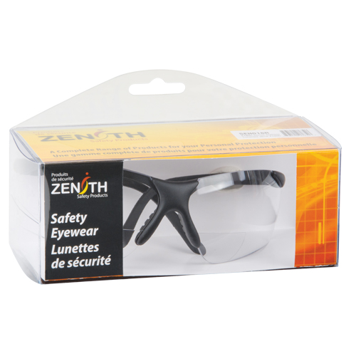 Z1800 Series Reader Safety Glasses, Anti-Scratch, Clear, 2.5 Diopter Planification Entrepots Molloy