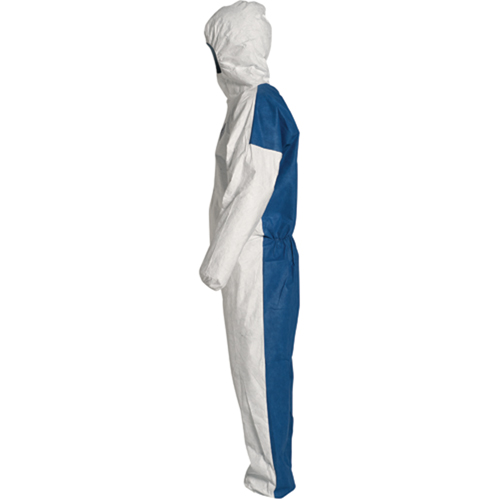 Combinaisons avec capuchon, 4T-Grand, Bleu/Blanc, Tyvek 400 D Planification Entrepots Molloy