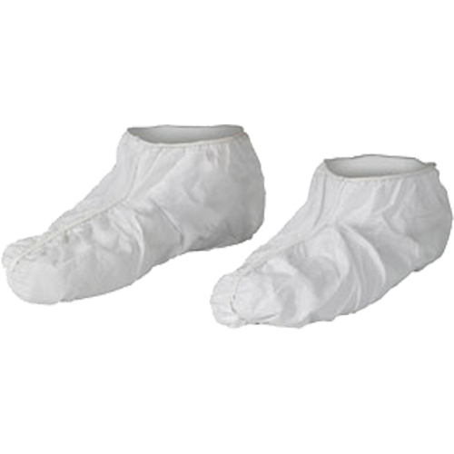 KleenGuard A40 Shoe Covers, Medium, Vinyl, White Planification Entrepots Molloy