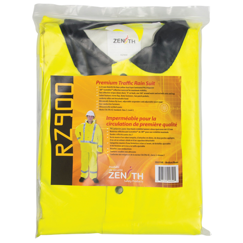 Imperm&eacute;able pour la circulation de premi&egrave;re qualit&eacute; RZ900, Polyester/PVC, Moyen, Jaune lime Planification Entrepots Molloy