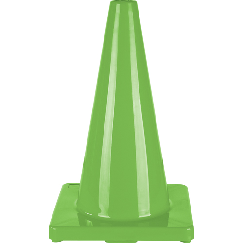 C&ocirc;ne de couleur pour la signalisation, 18", Vert Planification Entrepots Molloy