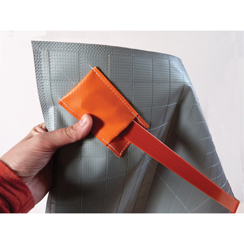 Arrow Roll-Up Temporary Conditions Sign , 24" x 24", Vinyl, Pictogram Planification Entrepots Molloy