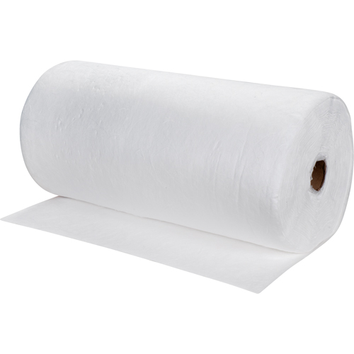 Premium Meltblown Sorbent Rolls, Mediumweight, 150' L x 30" W, 40 gal. Absorbancy Planification Entrepots Molloy