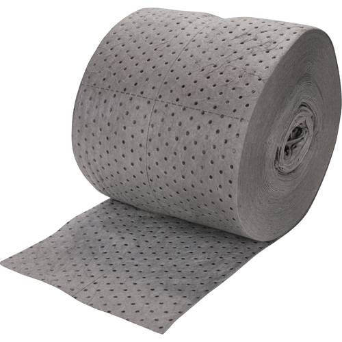 Premium Bonded Sorbent Rolls, Heavyweight, 150' L x 15" W, 25 gal. Absorbancy Planification Entrepots Molloy