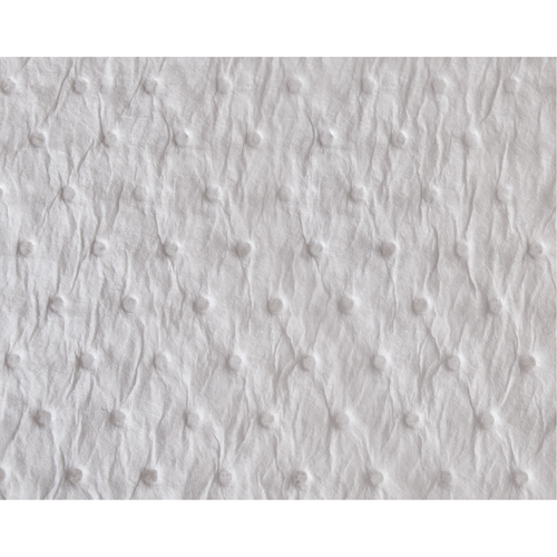 Premium Fine Fiber Sorbent Pads, Oil Only, 15" x 17", 25 gal. Absorbancy Planification Entrepots Molloy