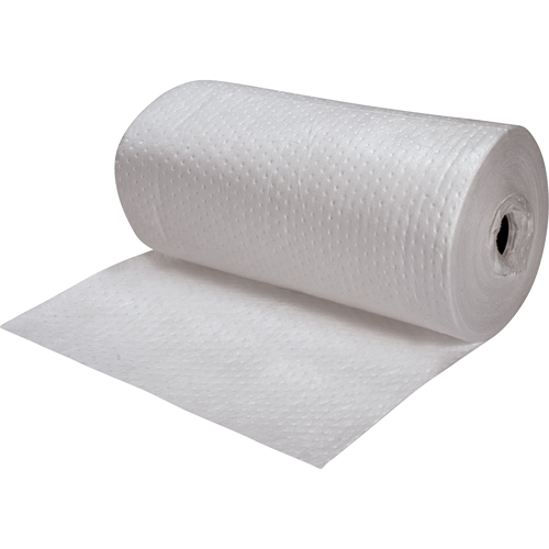 Premium Fine Fiber Sorbent Rolls, Heavyweight, 150' L x 30" W, 50 gal. Absorbancy Planification Entrepots Molloy