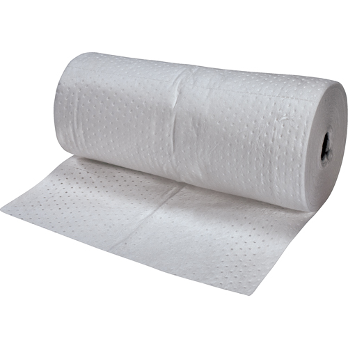 Feuilles absorbantes en fibres fines de premi&egrave;re qualit&eacute;, Poids moyen, 150' lo x 30" la, Absorption 40 gal. Planification Entrepots Molloy