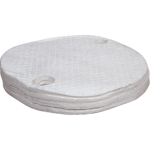 Tampons absorbants pour couvercles de barils - Huile seulement Planification Entrepots Molloy