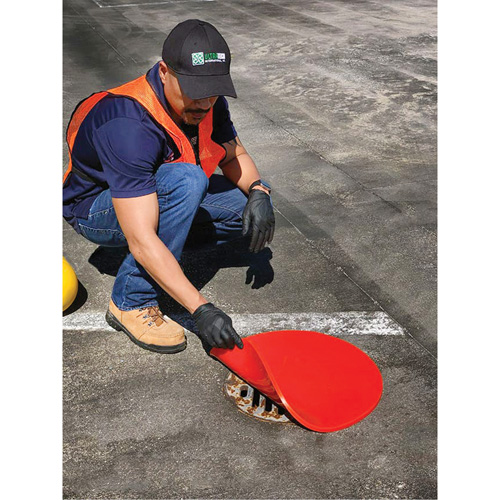 Tapis pour drain Ultra-Drain Seals, Circulaire, 30" dia. Planification Entrepots Molloy