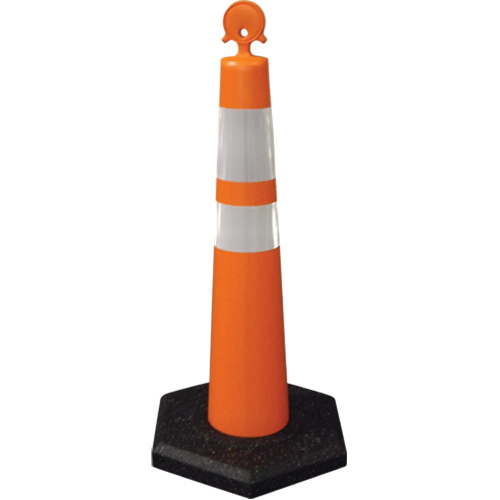 C&ocirc;ne de canalisation, Hauteur 42", Orange Planification Entrepots Molloy