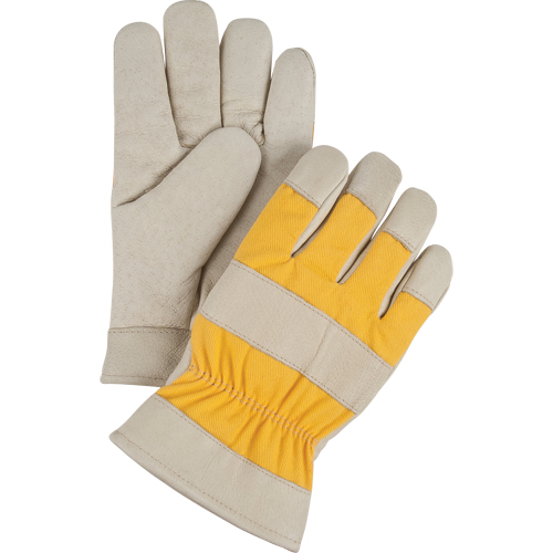 Gants de travail doubl&eacute;s pour l'hiver de premi&egrave;re qualit&eacute;, 2T-Grand, Paume en Cuir fleur de porc, Doublure en Molleton de mousse Planification Entrepots Molloy