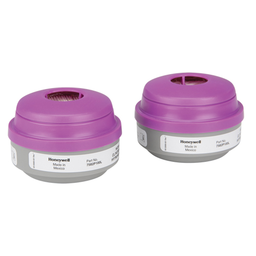 North&reg; N Series Respirator Cartridges, Gas/Vapour Cartridge, Acid Gas/P100 Planification Entrepots Molloy