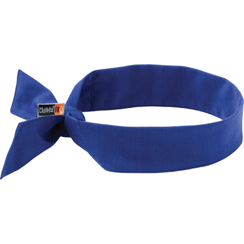 Foulards de refroidissement ignifug&eacute;s 6700FR Chill-Its, Bleu Planification Entrepots Molloy