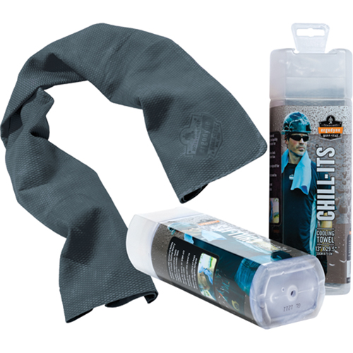Chill-Its&reg; 6602 Cooling Towels, Grey Planification Entrepots Molloy