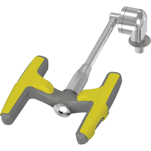 Poste de douche oculaire/faciale Halo, Installation Montage sur comptoir Planification Entrepots Molloy