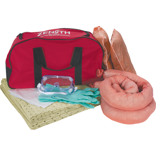 Vehicle Spill Kit, Hazmat, Bag, 10 US gal. Absorbancy Planification Entrepots Molloy