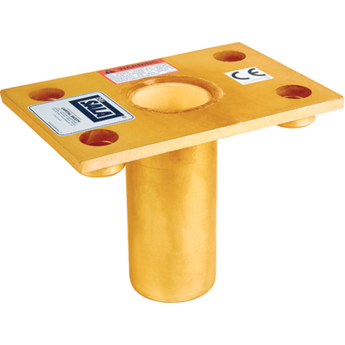 Syst&egrave;mes de sauvetage pour espaces clos - Composants de la potence - Bases fixes permanentes de pointe Planification Entrepots Molloy