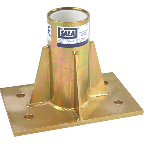 Syst&egrave;mes de sauvetage pour espaces clos - Composants de la potence - Bases fixes permanentes de pointe Planification Entrepots Molloy