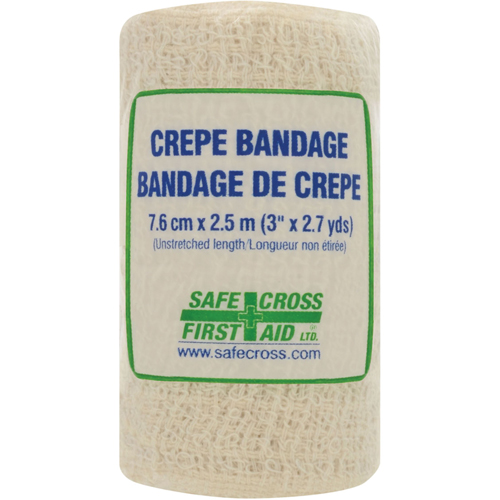 Crepe Roller Bandage, 97-1/5" L x 3" W, Class 1 Planification Entrepots Molloy