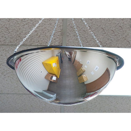 360° Dome Mirror, Full Dome, Open Top, 20" Diameter Planification Entrepots Molloy