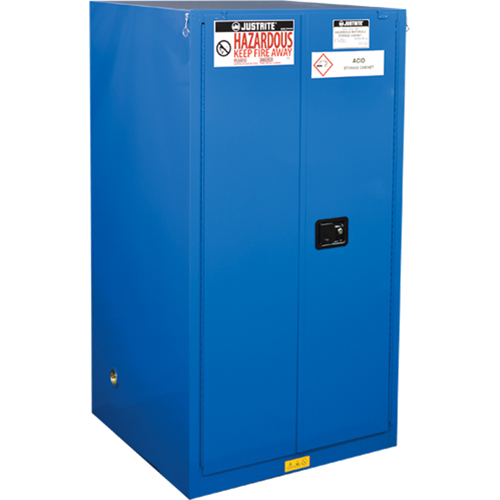 Sure-Grip&reg; Ex Hazardous Material Safety Cabinets, 60 gal., 34" x 65" x 34" Planification Entrepots Molloy