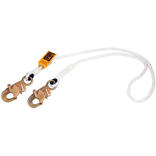 Longe de positionnement, 1 branches, 6', Classe CSA A, Nylon Planification Entrepots Molloy