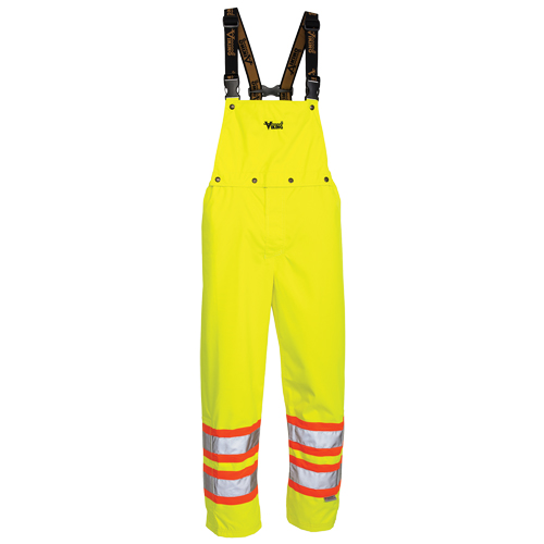 Pantalons 300 deniers Professional Journeyman, Polyester, Petit, Jaune lime haute visibilit&eacute; Planification Entrepots Molloy