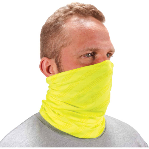 Cache-cou polyvalent Chill-Its, Jaune lime haute visibilit&eacute; Planification Entrepots Molloy